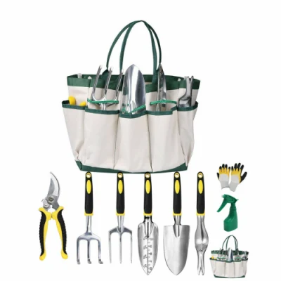Specialty 8 Piece Lady Garden Tool Set, Flower Design Garden Tool Set, Gardening Tool with Bag