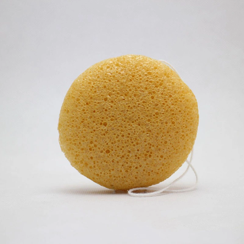 Round Shape Konjac Sponge Cosmetic Puff Face Cleaning Sponge Natural Konjac Puff Facial Cleanser Tool Wash Flutter