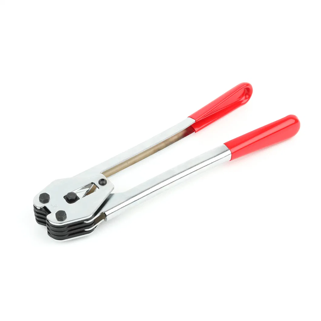 Heavy Duty Long Handle Steel Packing Machine Manual Strapping Sealer Hand Plastic Pet Strapping Tensioner Tool