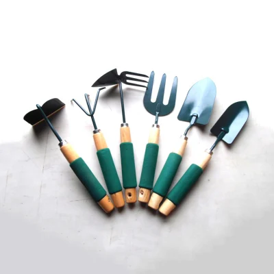 6PCS Gardening Hand Fork Garden Tool Heavy Duty Gardening Hand Weed Fork with Ergonomic Handle for Digging Cultivating