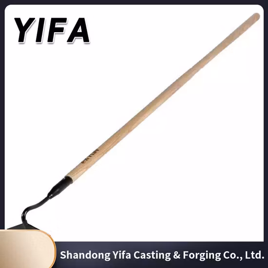 Wood Handle Gardening Weeding Seeding Turning Soil Pick Multipurpose Hand Tool Carbon Steel Garden Hoe