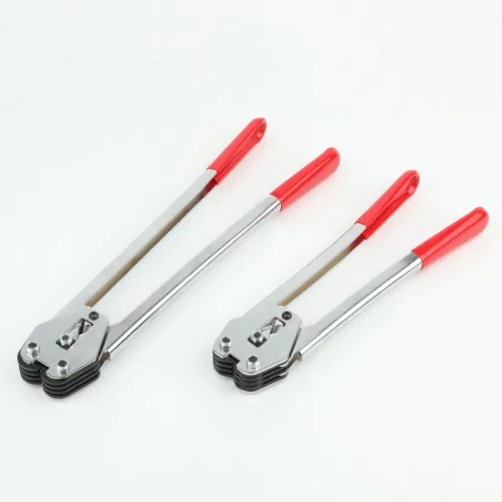 Heavy Duty Long Handle Steel Packing Machine Manual Strapping Sealer Hand Plastic Pet Strapping Tensioner Tool