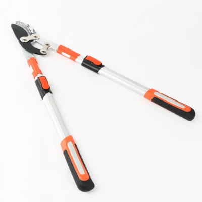 Garden Lopper Heavy Duty Carbon Steel Long Handled Bypass Tree Lopper with Aluminum Telescopic Tube Handles